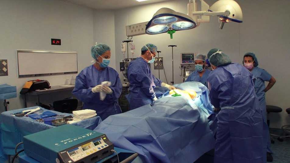 Operación cirugía estética quirófano Alicante